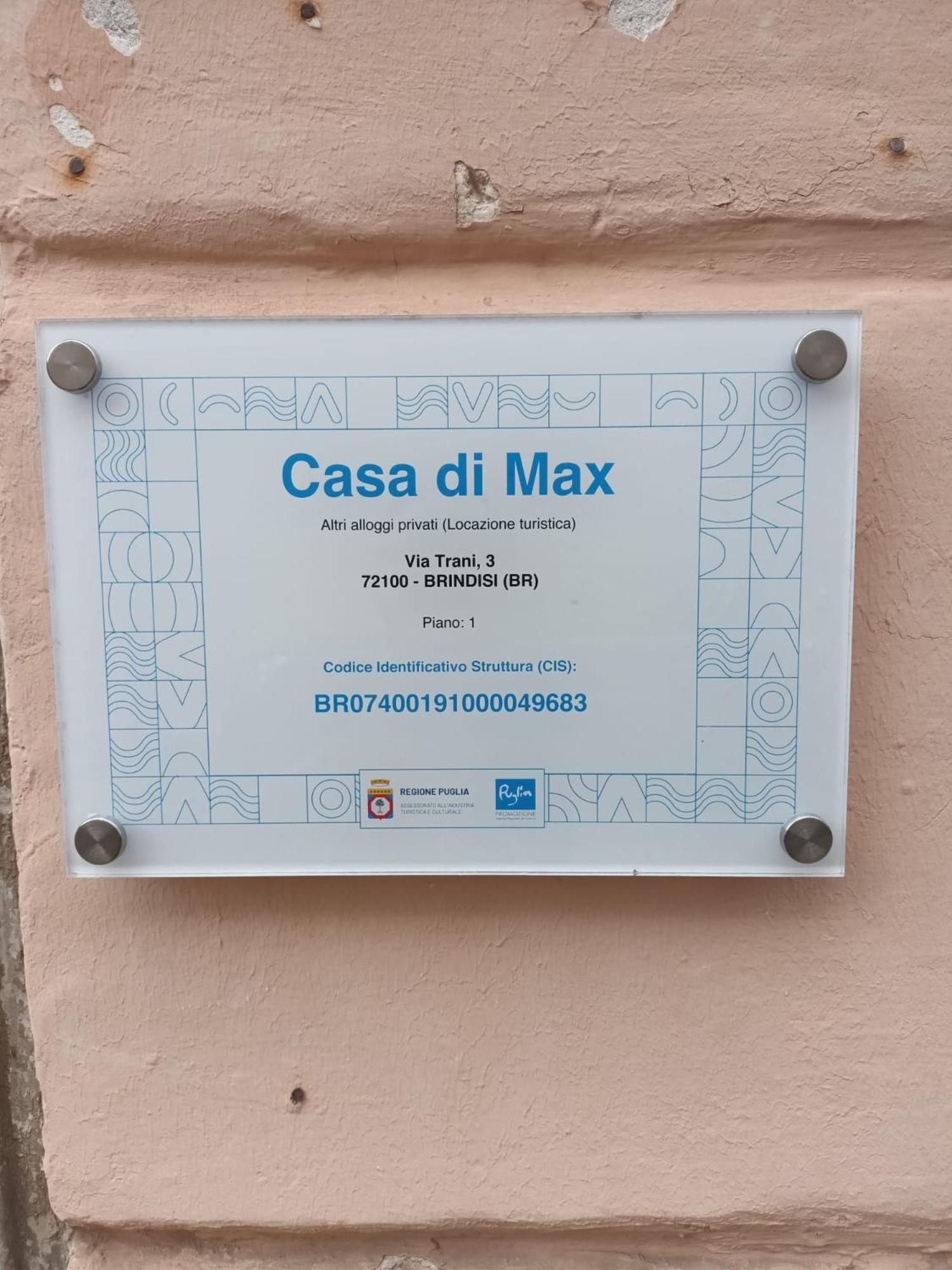 Apartamento Casa Di Max Bríndisi Exterior foto